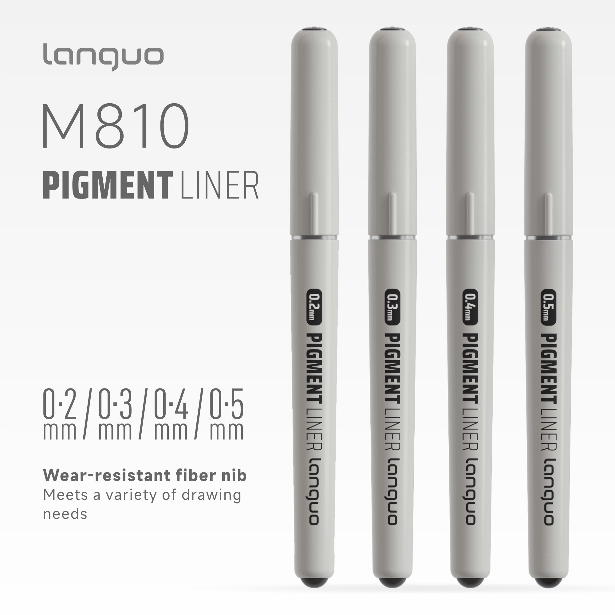 LANGUO 0.2/0.3/0.4/0.5 mm Micr - Copic Marker Sketch recension och pris