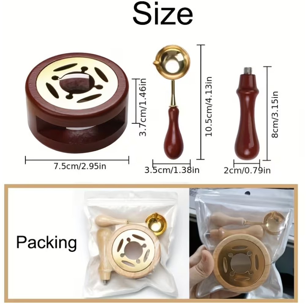 2/3Pcs Sealing Wax Stamps Set  - Wax Seal Stamp Set recension och pris