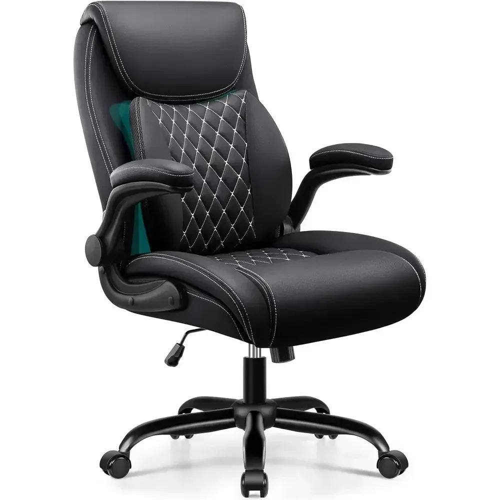 Ergonomic Lumbar Support Offic - Leather Desk Pad recension och pris