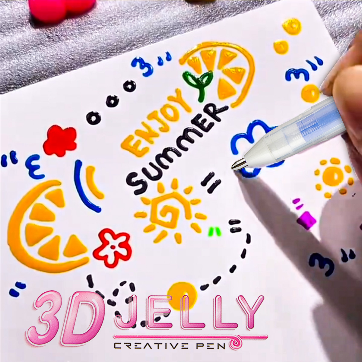 SHANDS 12PCS 3D Jelly Gel Pens - Copic Marker Sketch recension och pris