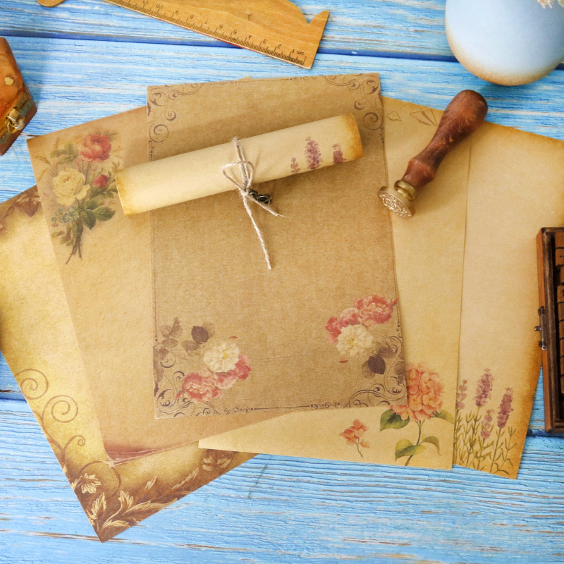 16pcs Vintage Writing Paper Ol - Ink Blotter Paper recension och pris