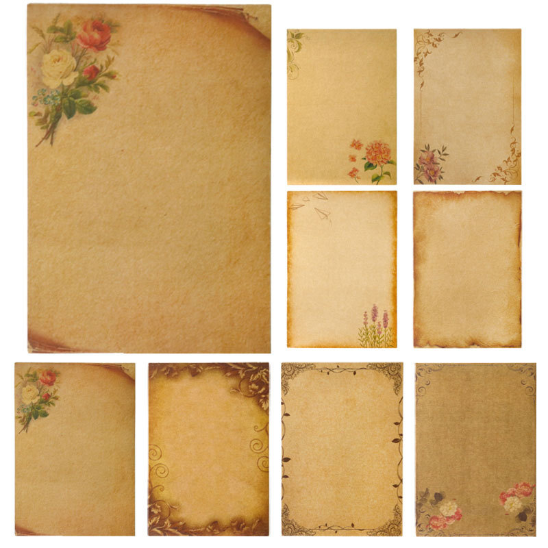 16pcs Vintage Writing Paper Ol - Ink Blotter Paper recension och pris