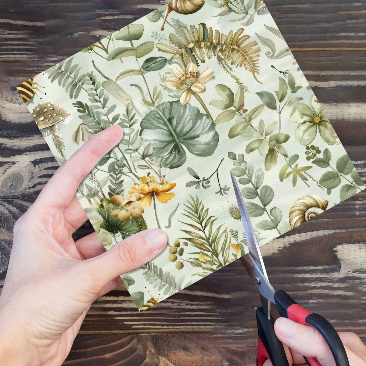 12pcs Vintage Wild Forest Them - Ink Blotter Paper recension och pris