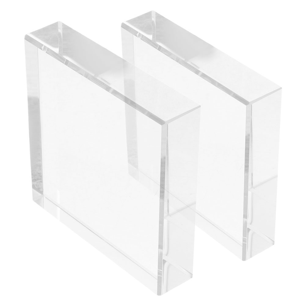 Hand Square Paperweight Transp - Paper Weight Crystal recension och pris