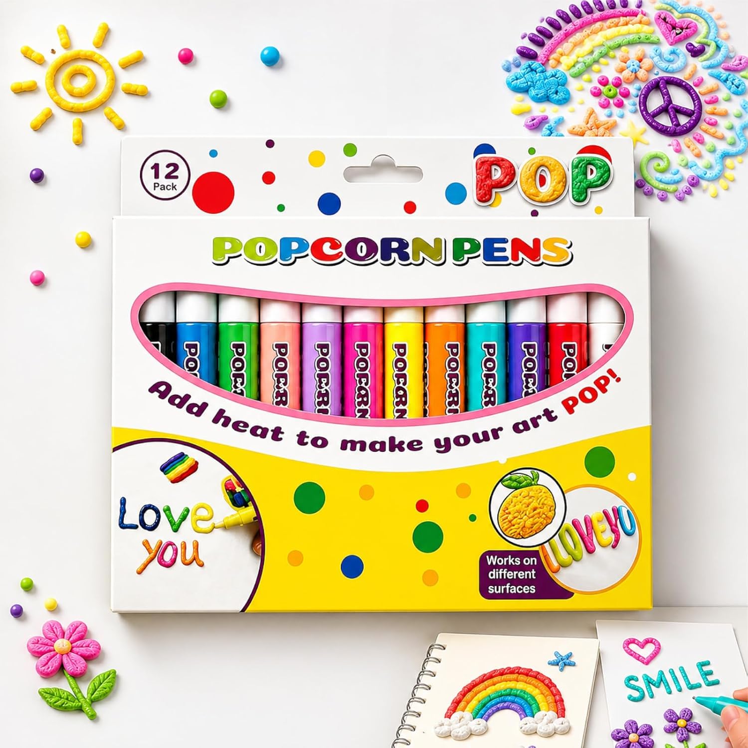 Magic Puffy Popcorn Pens 3D Pu - Copic Marker Sketch recension och pris