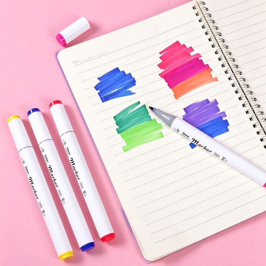 Gezhimei Dual Tip Markers, Dou - Copic Marker Sketch recension och pris